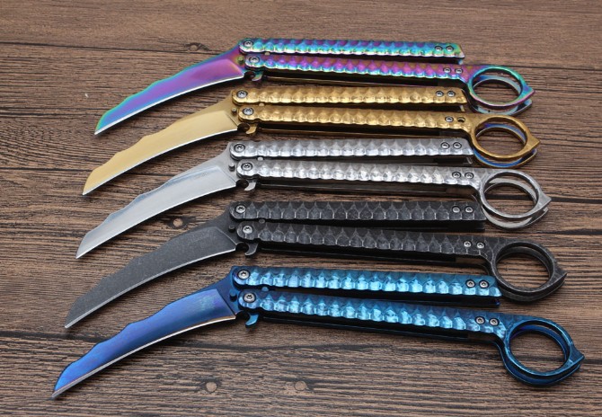 Butterfly-C65 all steel claw knife