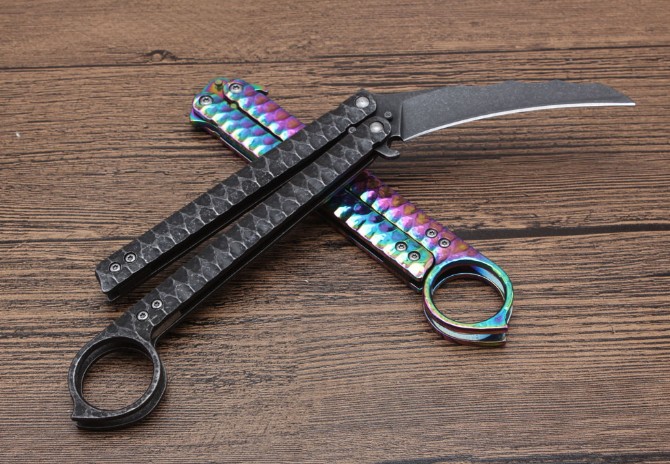 Butterfly-C65 all steel claw knife