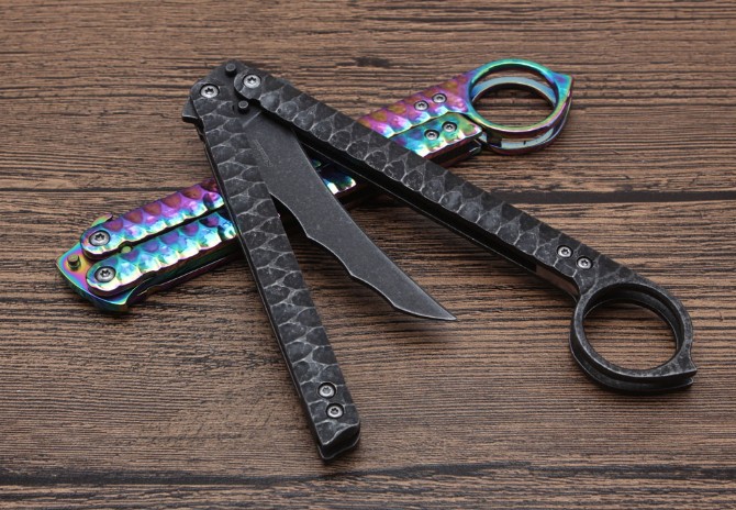 Butterfly-C65 all steel claw knife