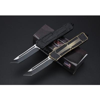 Microtech Scarab Single Front Straight Jump (Black)