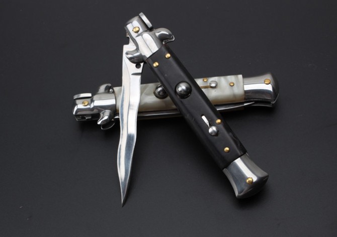 9 inch italian mafia jumping knife kris (three styles)