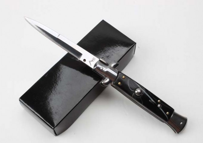 2016 new version 9 inch AKC Italian Mafia jumping knife