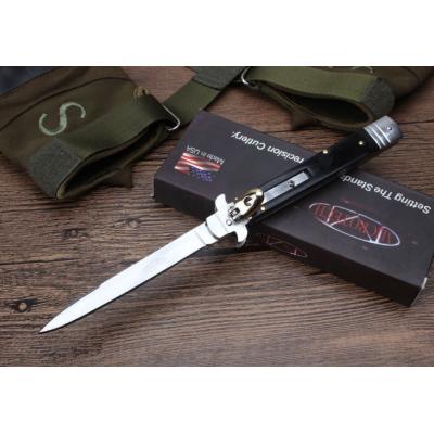 Micro-technology 11-inch flat handle classical jump knife