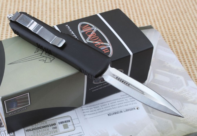 Microtech UT85 jumping knife (double edge full blade)