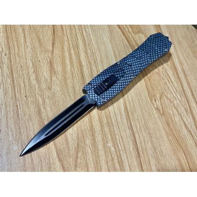 Avenger Jump Knife - (Economic Version) Carbon Fiber Handle and Black Handle