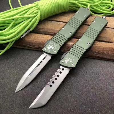 Re-engraved Microtech Cerberus jumping knife