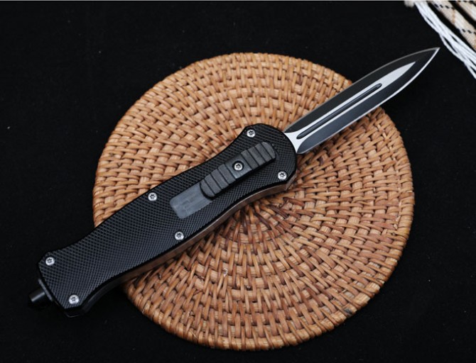 Butterfly 3300 straight jump knife {steel+aluminum handle}