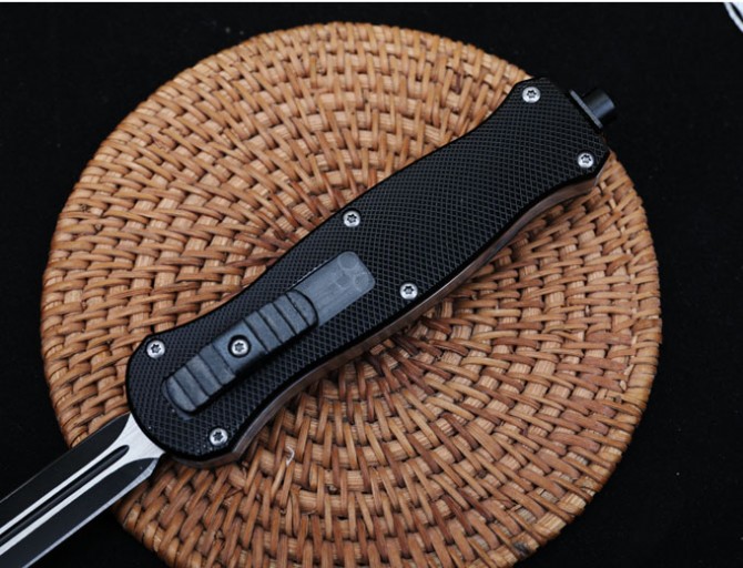 Butterfly 3300 straight jump knife {steel+aluminum handle}