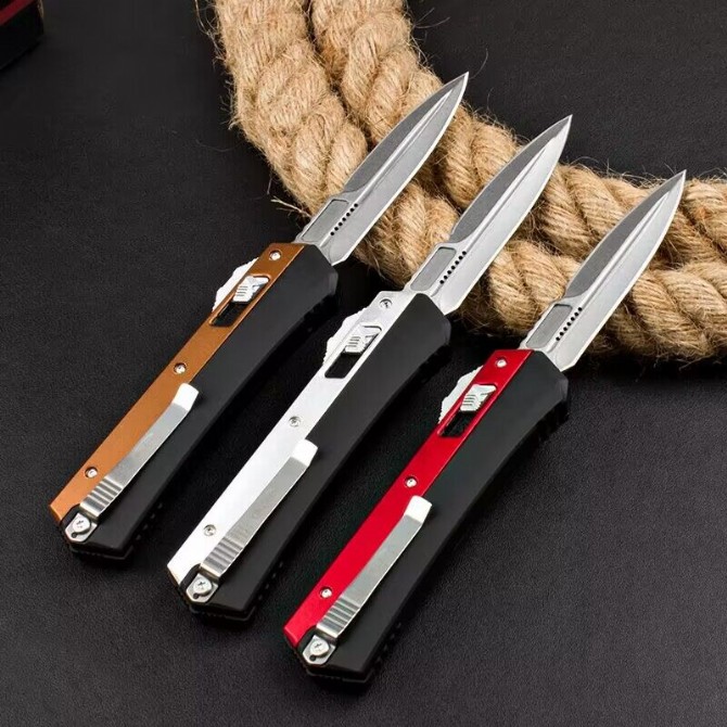 New Microtech Zombie Jump Knife (Zinc Aluminum Handle)