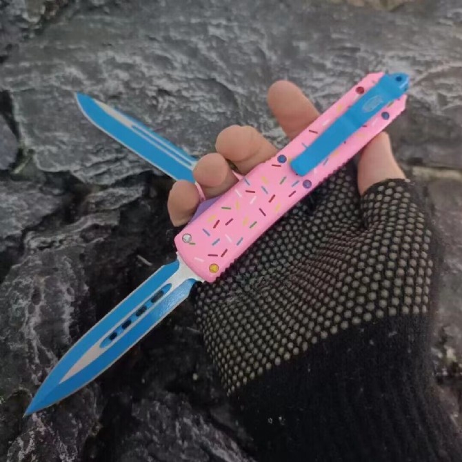 Microtech TU85 Donut Jump Knife