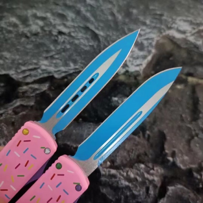 Microtech TU85 Donut Jump Knife