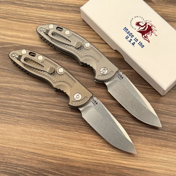 Hinderer XM18 Side Jump Titanium Folding Knife