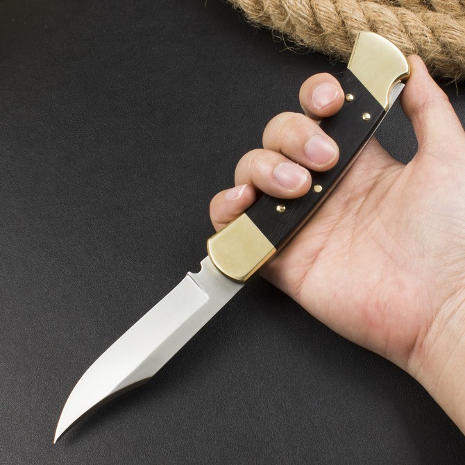 Classic Buck 110 jumping knife (ebony)