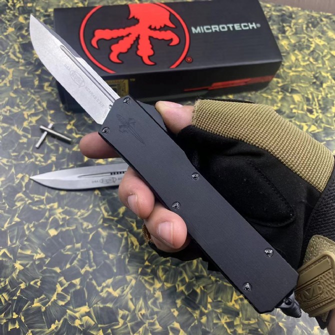 Microtech Navy Beetle 2 Brushed Handle