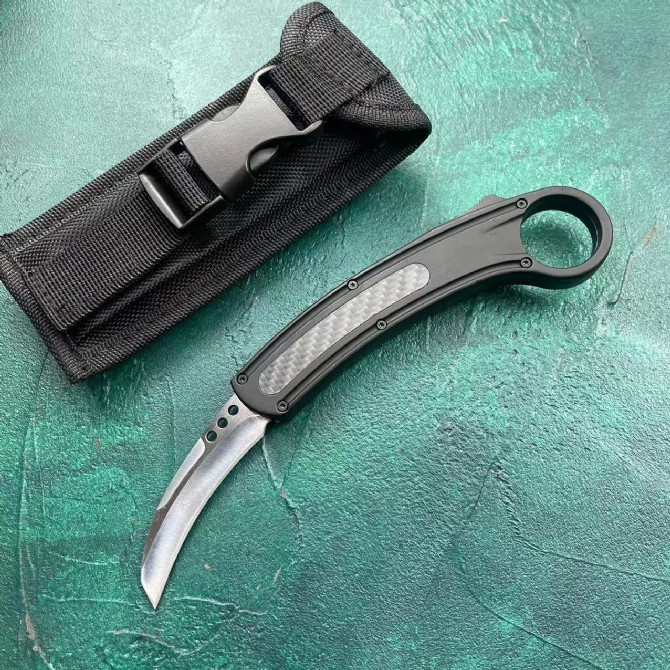 Raptor Claw - Straight Out (Mirror Light) Black Handle