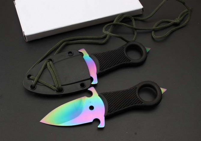 war Wolf war wolf hand stab neck knife