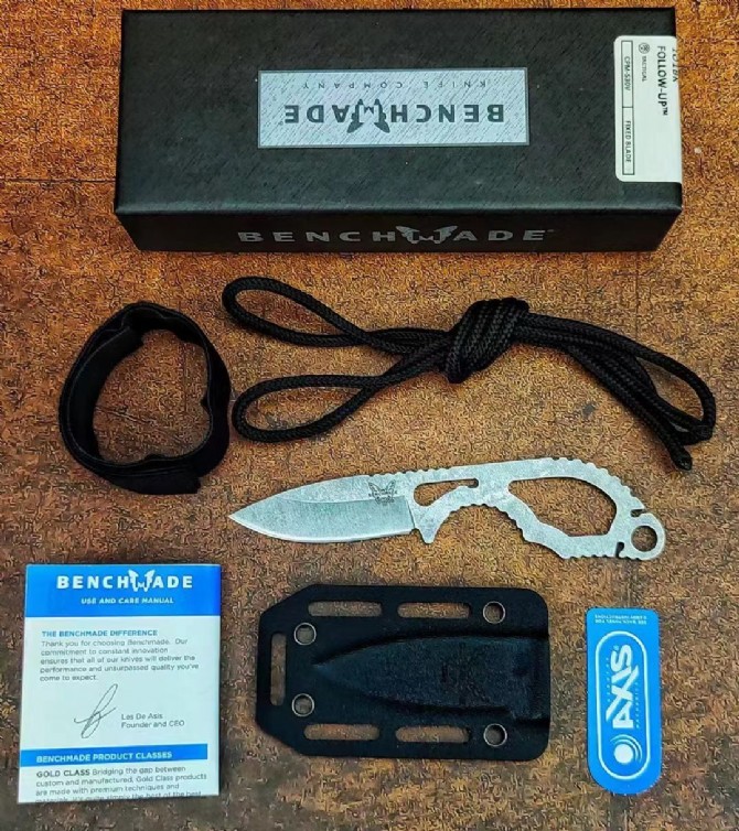 New [Butterfly Benchmade 101BK] black and white, EDC multifunctional outdoor mini hunting knife