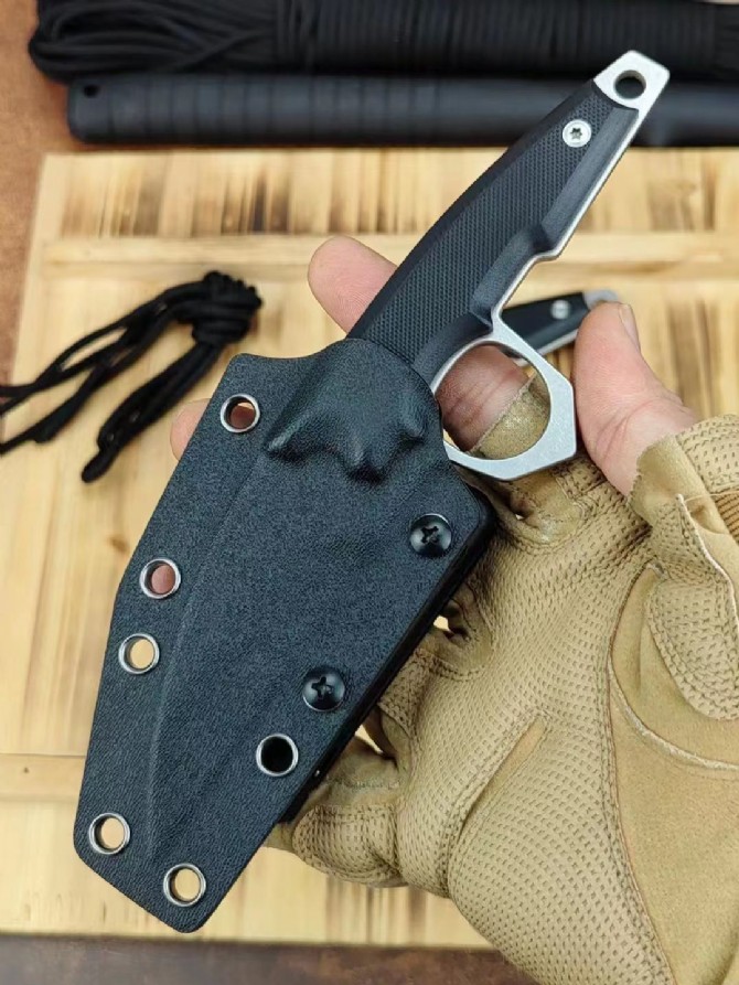 New [Athlon] Self-Defense Tactical Ring Knife