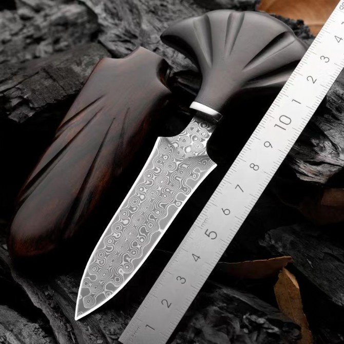 Damascus forged VG10 steel-Sakura business card