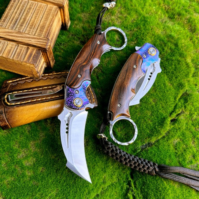 [Baosen·M390 steel folding claw knife]