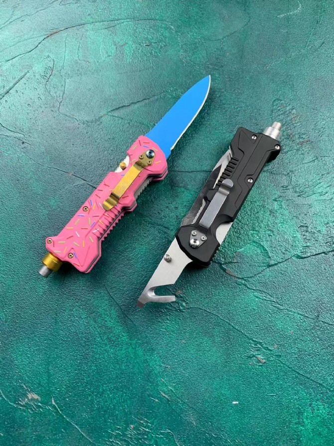 2024 latest multifunctional 868 folding knife (side jump)