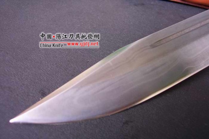 Imitation Guan Jianchang CW-4 exercise hunting knife, patterned steel