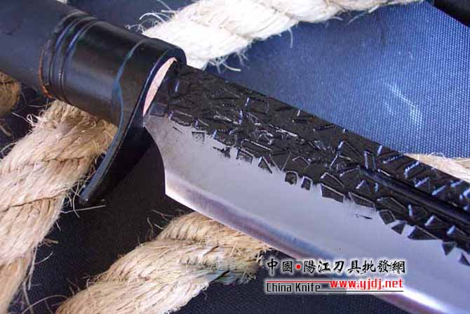 Fine imitation Guan Jianchang CW-4 hunting knife black forged