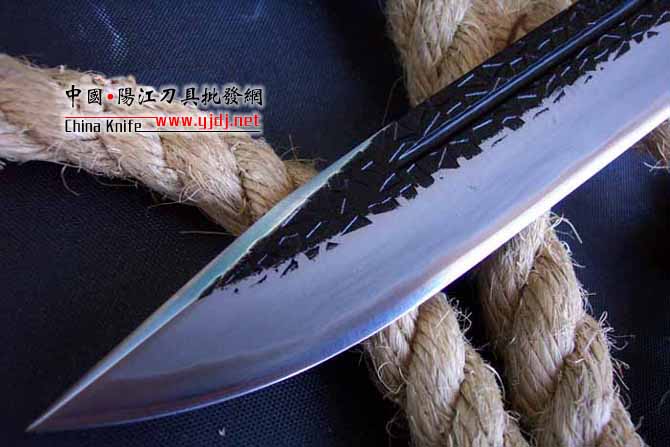 Fine imitation Guan Jianchang CW-4 hunting knife black forged