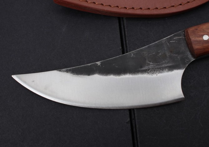 Triangle tiger forged handmade knife