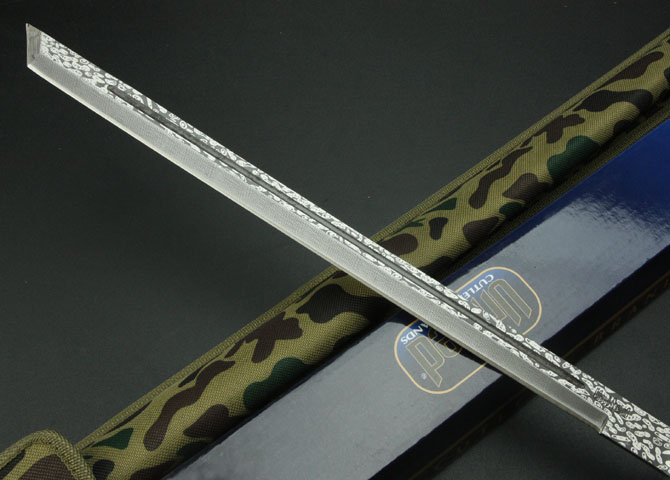 UC--imitation Damascus stick knife (with light version)