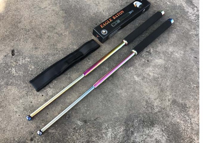 25-inch hard chrome version of rainbow swing stick