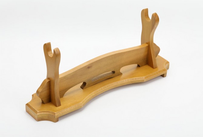 Solid Wood Town House Knife Holder Town House (No. 2)