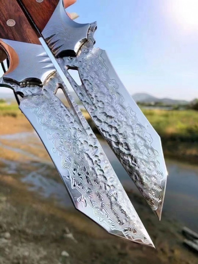 [Tianyi] Damascus Steel Gaming Knife