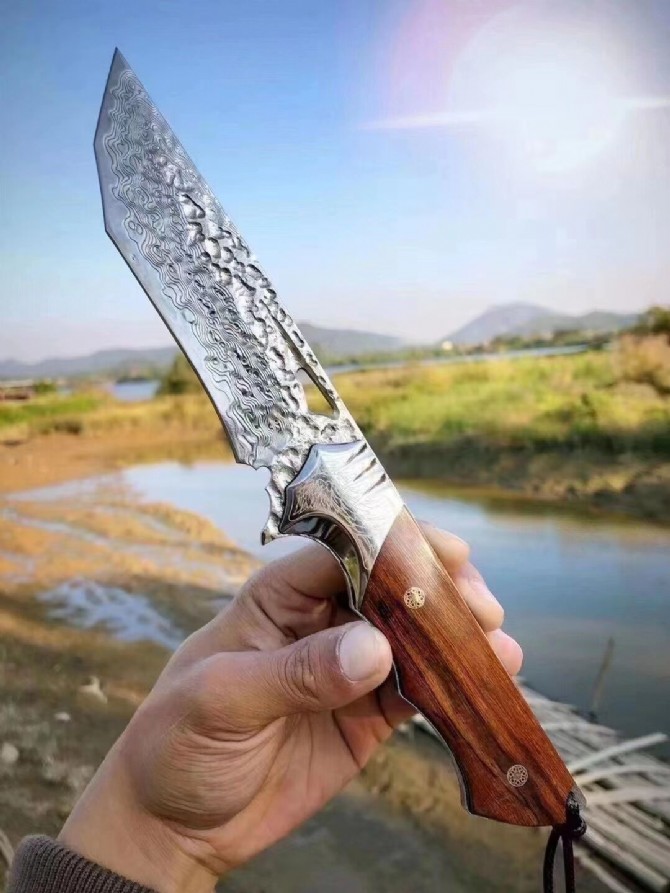 [Tianyi] Damascus Steel Gaming Knife