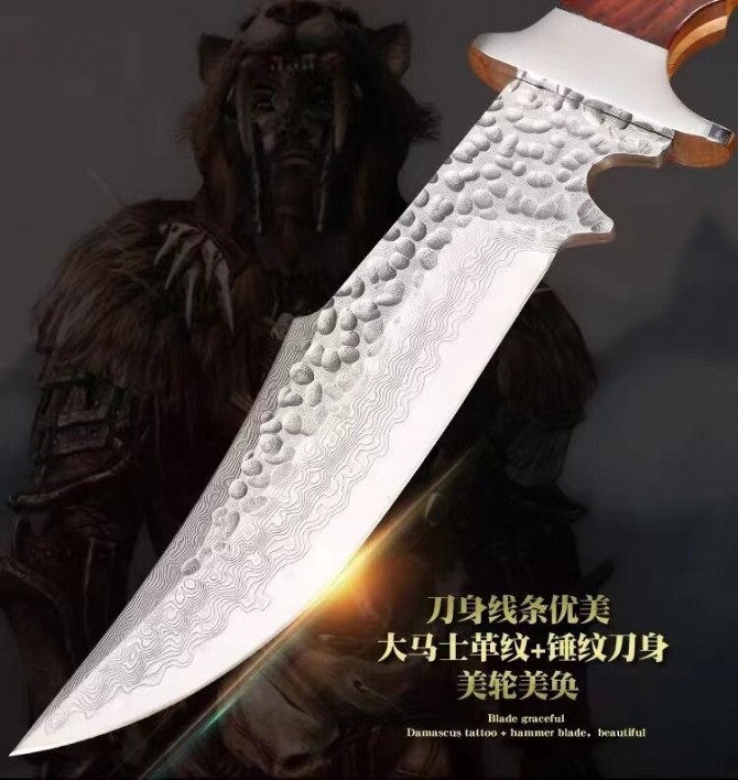 Upgraded version of Malaysia Tiger Wing fixed knife