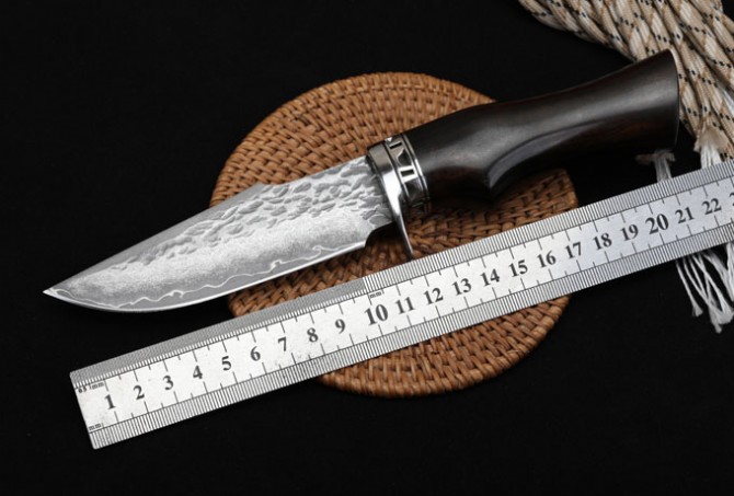 Cold Light Hunting Knife - Damascus Handmade Knife