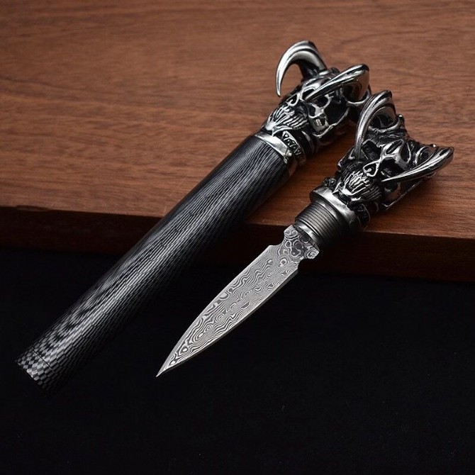 Damascus Steel Demon Sword