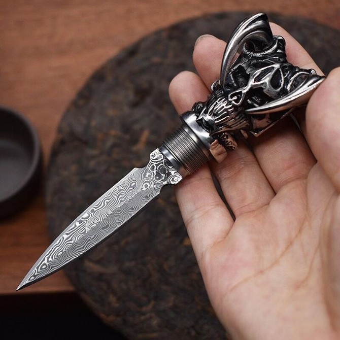 Damascus Steel Demon Sword