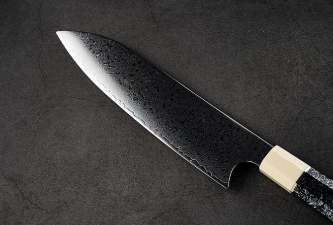 Galaxy, VG10 Damascus-Chef Knife (Round Head)