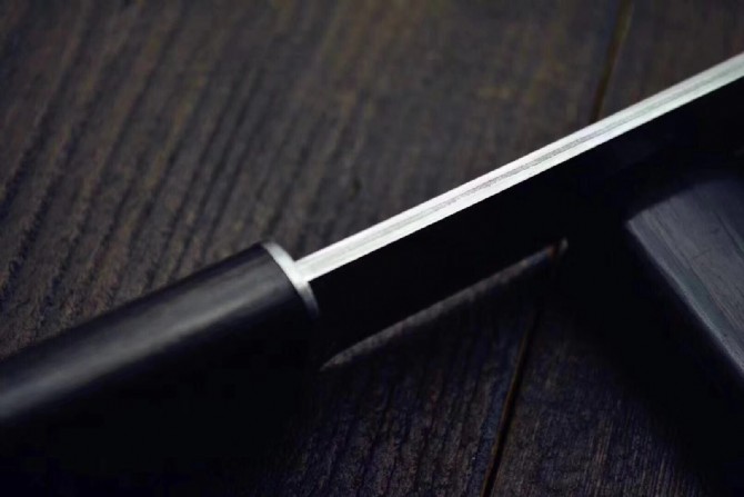 [Black Whirlwind—Samurai] Damascus Knife