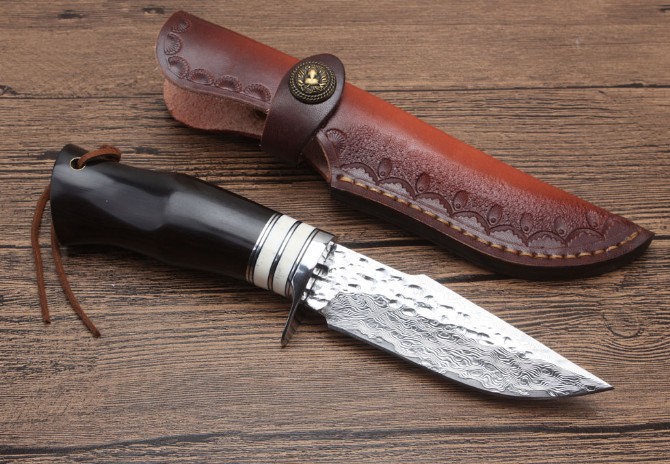 Damascus-Game Forged Handmade Hunting Knife