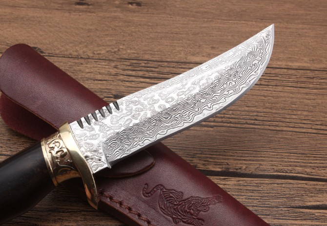 New Edition Eagle Damascus Hunting Knife