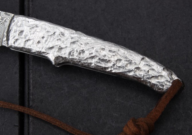 Damascus - Little Silversmith's Folding Knife