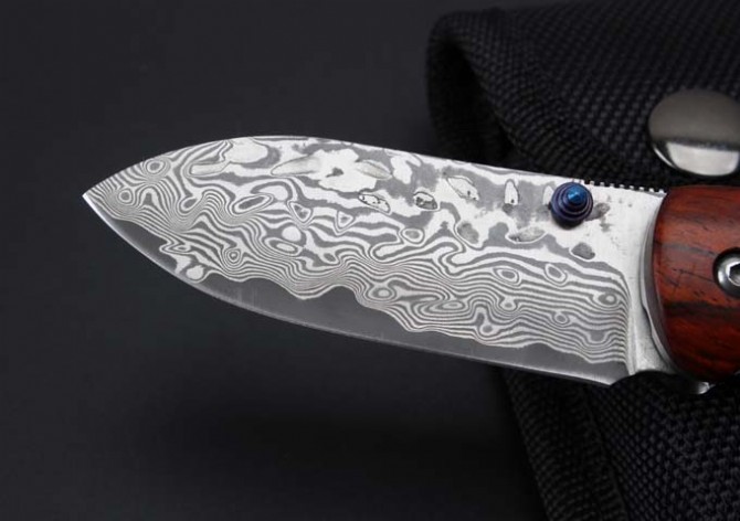 Thomas Damascus - Strange Fish Folding Knife