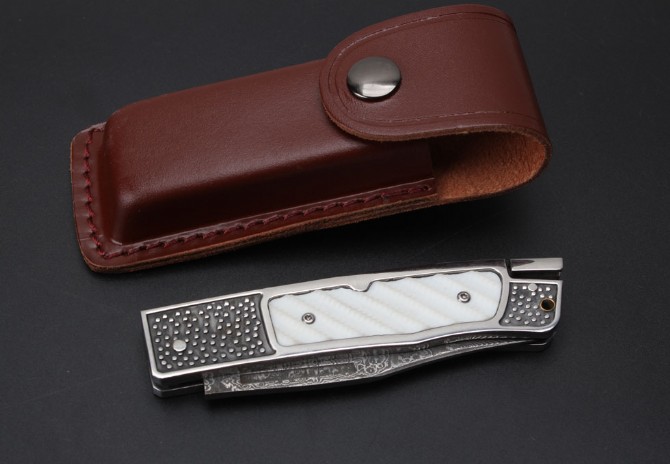 Damascus steel - Solo folding knife