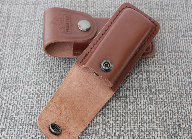 Cow leather knife sheath