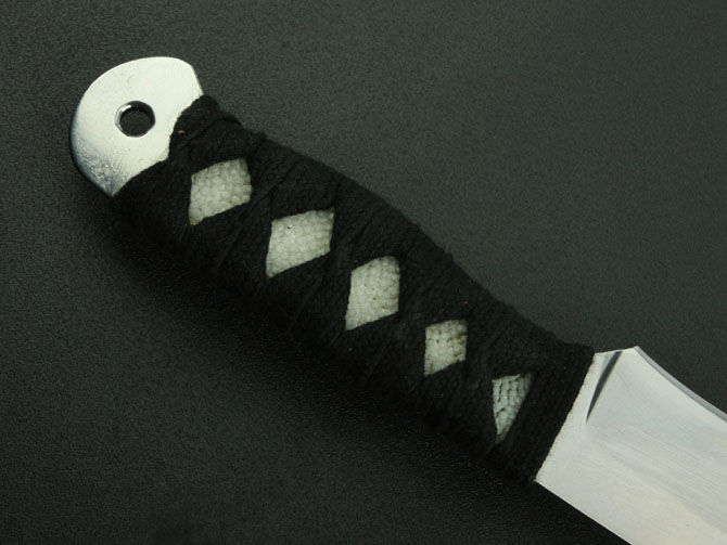 fish skin rope knife