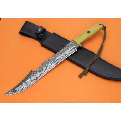 Extreme force - carved straight knife